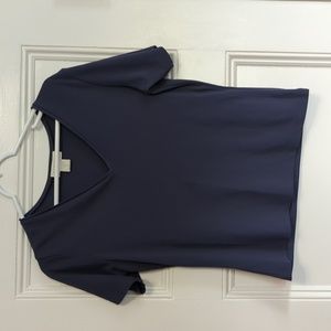 V-neck navy blue blouse from Express, size medium
